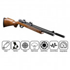 Snowpeak PR900W Gen 2 Regulated PCP Air Rifle in .22 Includes Moderator